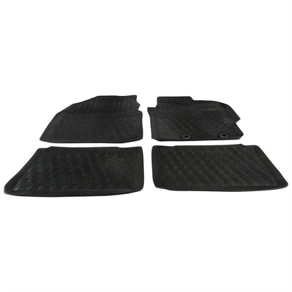 Toyota Front & Rear Tailored Rubber Floor Mats - Yaris