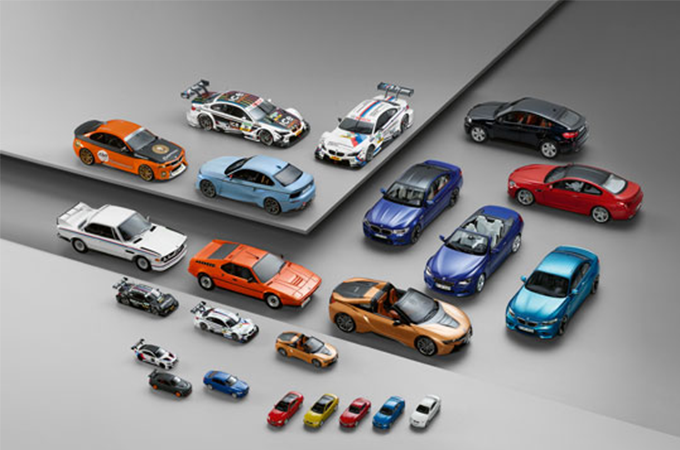 BMW Miniature Scale Models