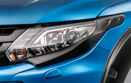Mitsubishi Headlamp Bezels - Black