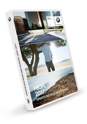 BMW Genuine Navigation Road Map Europe High 2017 Update DVD Disc