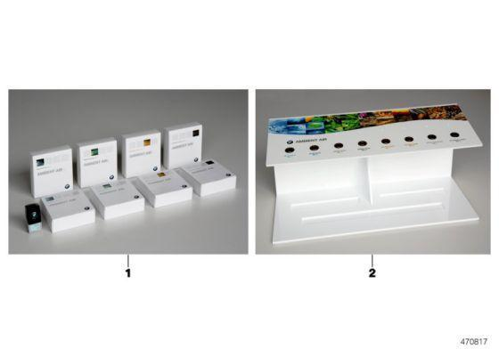 BMW Genuine OE In Car Air Freshner Scent Perfume Blue Suite No1