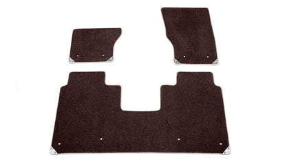 Land Rover Premium Carpet Mat Set - Dark Cherry, RHD, LWB