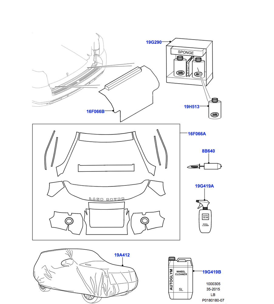 Land Rover Wheel Cleaner - 500ml Trigger Spray