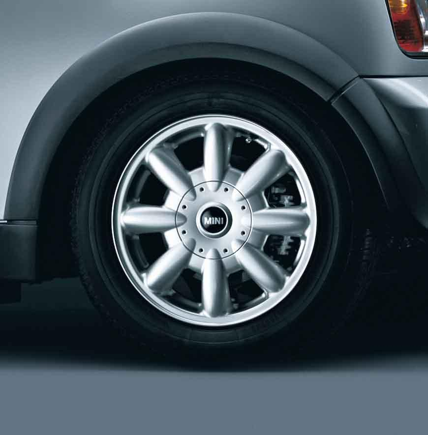 MINI Genuine 15" Inch Light Alloy Wheel 8-Spoke R82 Silver