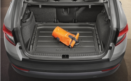 SKODA Plastic boot mat for KAROQ