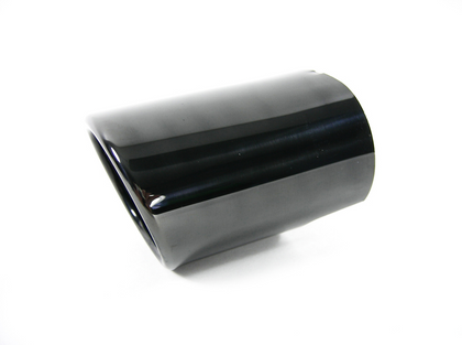 BMW Genuine Exhaust Tailpipe Cover Trim Tip End Black Crome