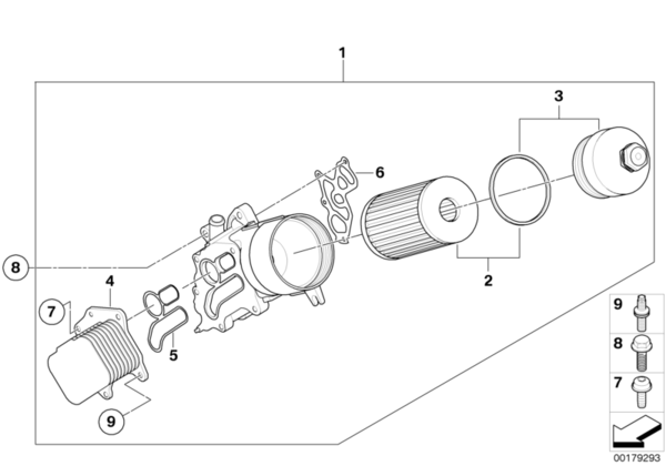 MINI Genuine Set Oil Filter Element Replacement