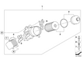 MINI Genuine Set Oil Filter Element Replacement