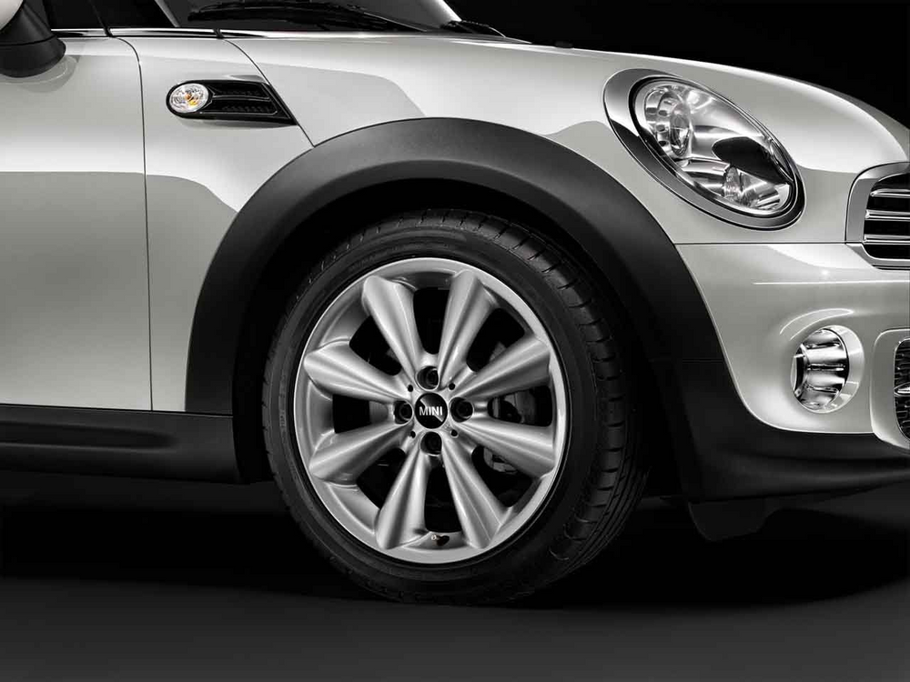 MINI Genuine 17" Inch Light Alloy Wheel Conical-Spoke R121 Silver