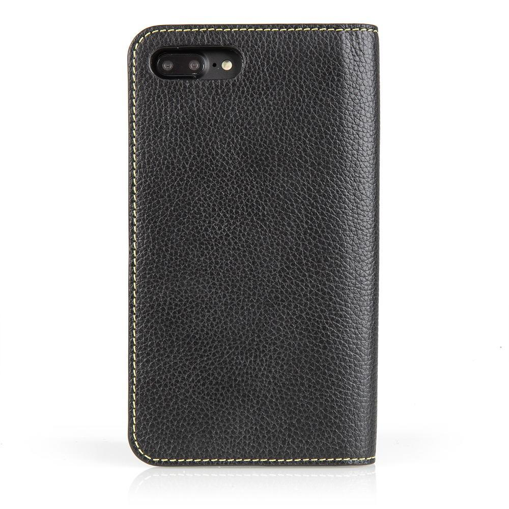 Jaguar Ultimate Leather iPhone 8+ Wallet Case - Black