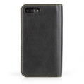 Jaguar Ultimate Leather iPhone 8+ Wallet Case - Black
