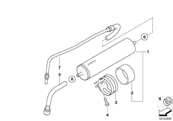 MINI Genuine Fuel Filter Service Replacement For R50