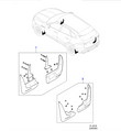 Jaguar Mudflaps Rear