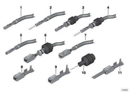 BMW Genuine Electrical Terminals Bushing Contact For Bulb Holder