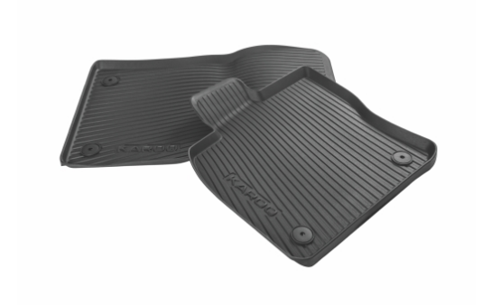 SKODA All-weather interior mats KAROQ - front 57C061502