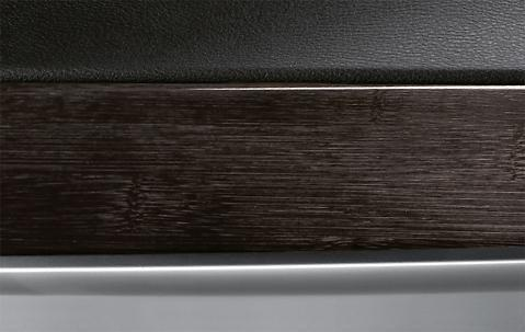 BMW Genuine Interior Door Trim Strip Front Right Bamboo Wood