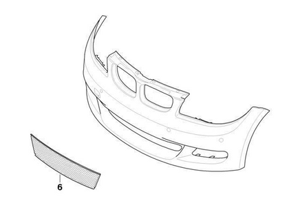 BMW Performance Front Centre Bumper Grille