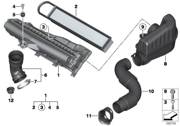 MINI Genuine Air Filter Element Replacement Part