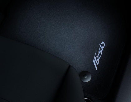 Ford Fiesta Velour Floor Mats front, black 09/2008  10/2012