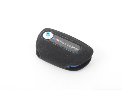 BMW Genuine M Performance Key Fob With Black Alcantara Case