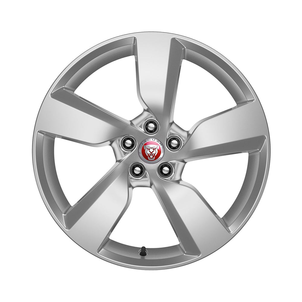 Jaguar Alloy Wheel 19" Style 5049, 5 spoke, Silver Sparkle