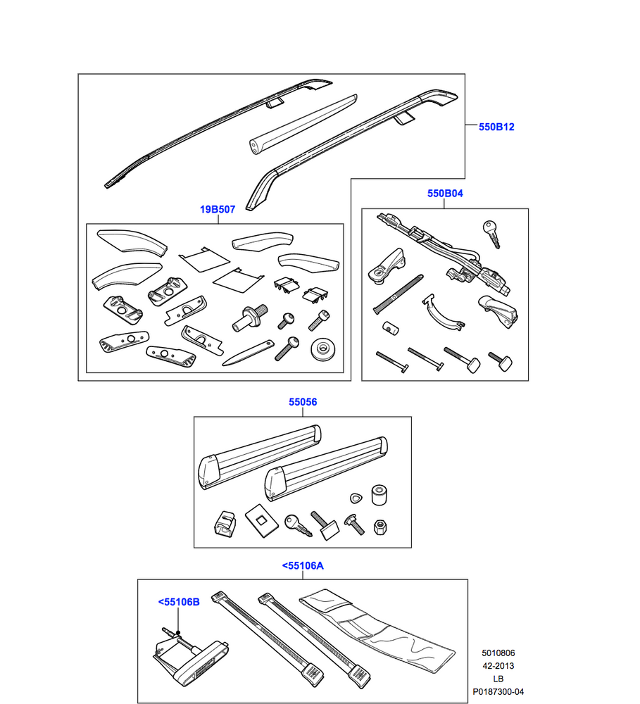Land Rover Cross Bars