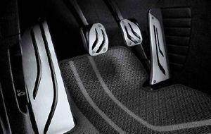 BMW Genuine M Performance Stainless Steel Pedals Pads Covers Set