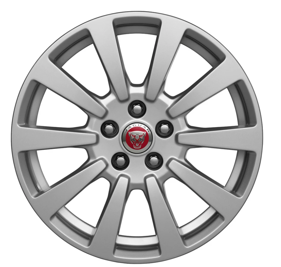Jaguar Alloy Wheel 17" Style 1047, 10 spoke, Silver