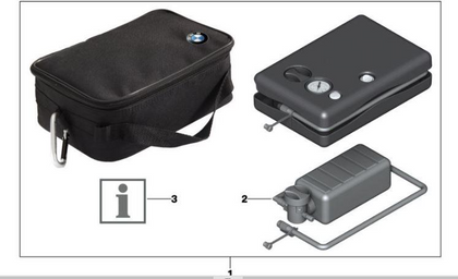 BMW Genuine Tyre/Tire Inflation Compressor Mobility Kit