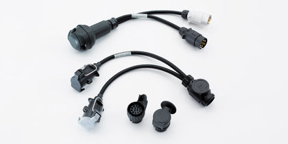 kia 13 pin plug to 2x 7 pin sockets