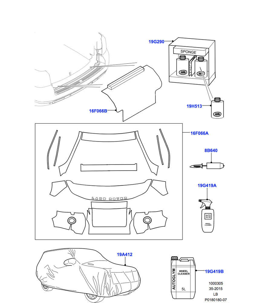 Land Rover Wheel Cleaning Brush