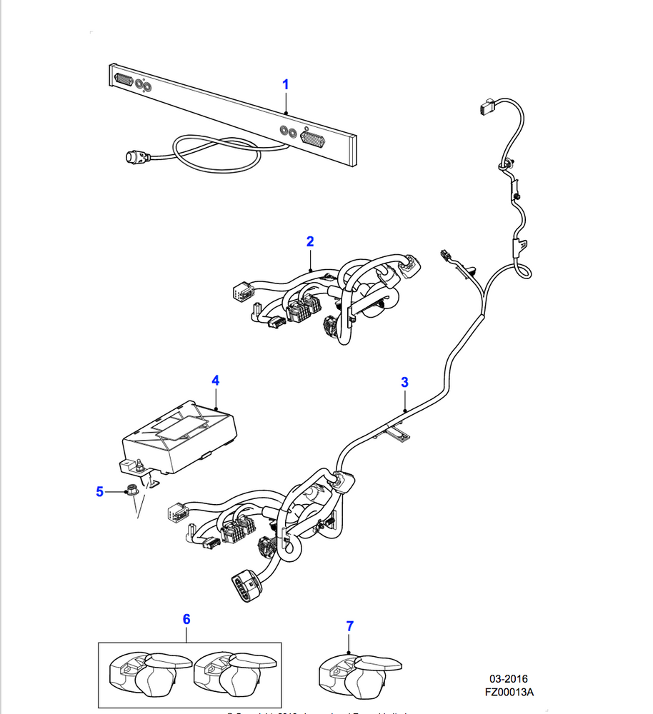 Jaguar 13 Pin to 12N Adaptor