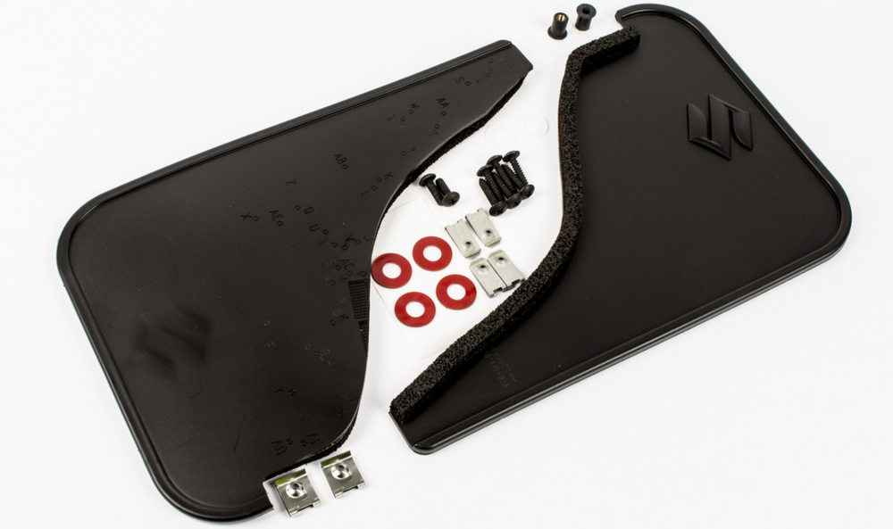Suzuki Flexible mudflap set – front
