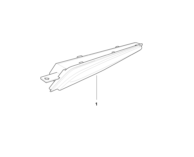 BMW Genuine White Third Stop Break Light/Lamp
