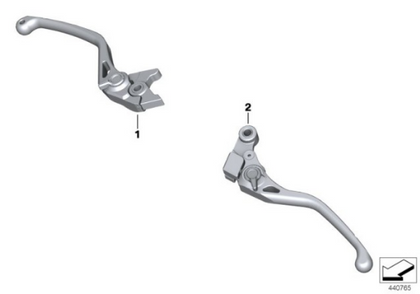 Genuine BMW Motorrad HP Milled Clutch Hand Lever For S1000 XR 77228355201