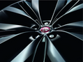 Jaguar Alloy Wheel 22" Double Helix, 10 spoke, with Silver finish and Dark inserts