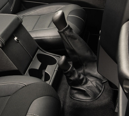Land Rover Hand Brake, Gear and Transfer Lever Gaiters - Black Leather