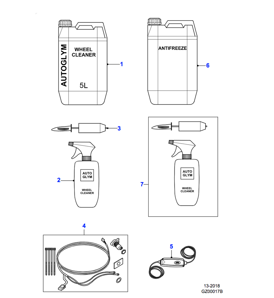 Jaguar Wheel Cleaner 500ml Trigger Spray