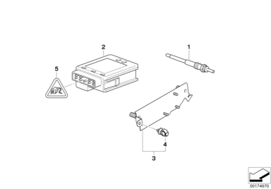 BMW Genuine Glow Plug Ignition Preheating Control Unit