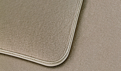 BMW Genuine Tailored Velour Floor Mats Front + Rear Beige