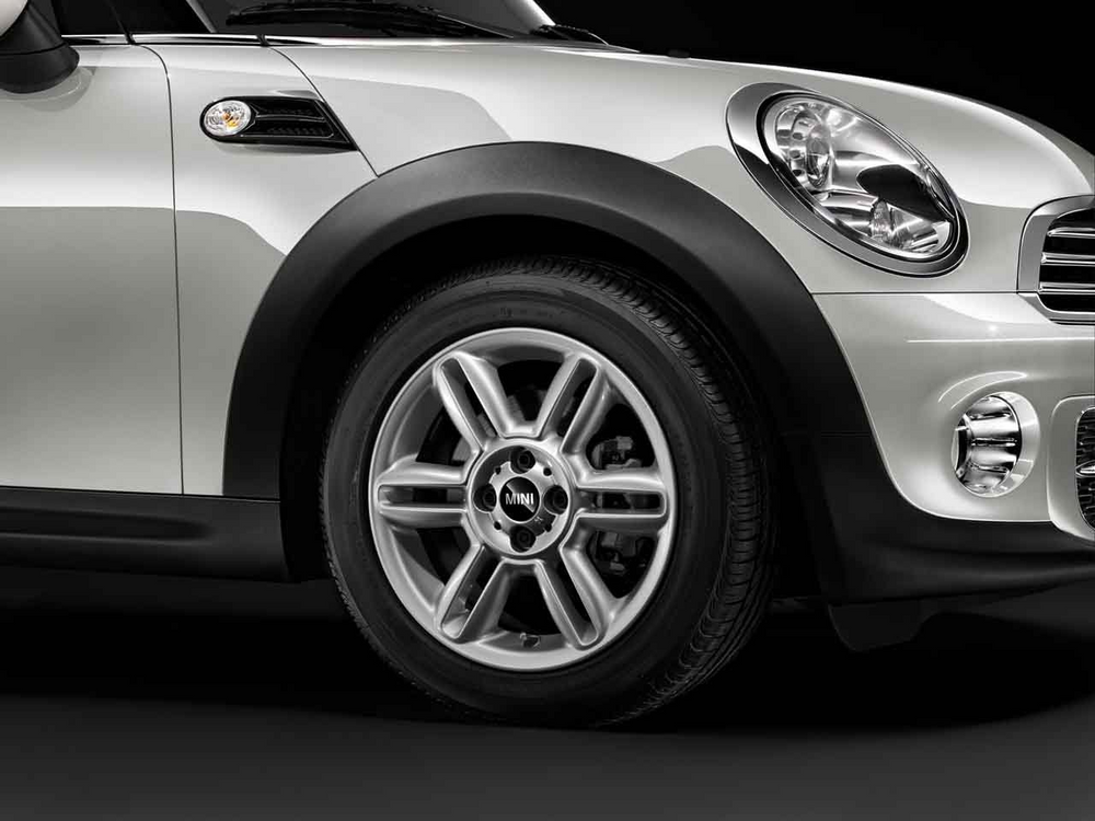 MINI Genuine 16" Light Alloy Wheel 6-Star Twin-Spoke R119 Silver