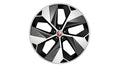 Jaguar Alloy Wheel 22" Style 5069, 5 spoke, Technical Grey with Carbon Fibre inserts
