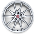 Jaguar Alloy Wheel 18" Style 1036, 10 spoke, Front