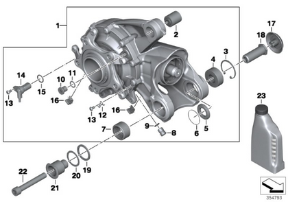 BMW Genuine Wheel Speed Sensor 34517666436