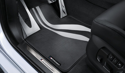 BMW Genuine M Performance Car Carpet Floor Mats Front Set