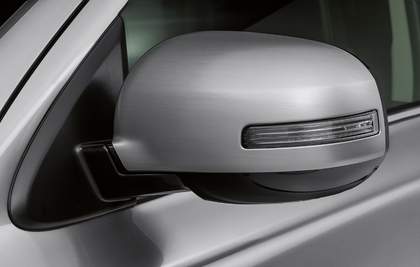 Mitsubishi Mirror Covers, Brushed Alloy