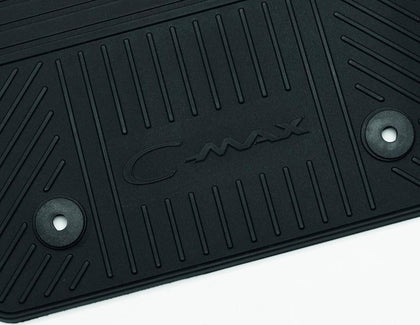 Ford C-MAX Rubber Floor Mats front, black 11/2010  03/2015