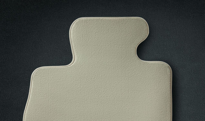 BMW Genuine Tailored Velour Car Floor Mats Set Oyster