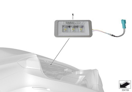 BMW Genuine Boot Trunk Interior Replacement LED Lamp Light Bulb