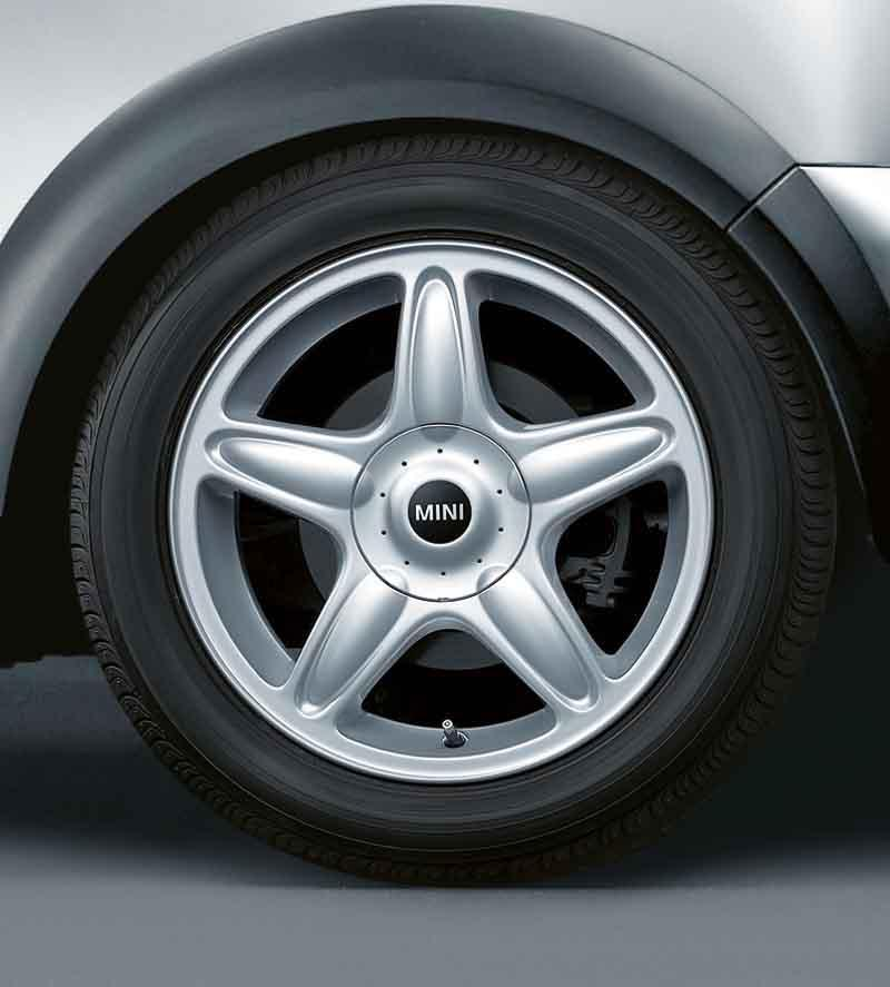 MINI Genuine 16" Light Alloy Wheel 5-Star Blaster Silver